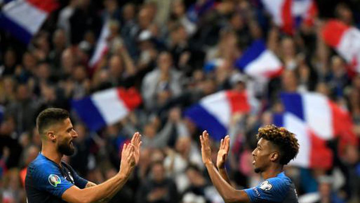 France 4-1 Albania: Kingsley Coman scores twice as Antoine Griezmann's penalty miss matters little