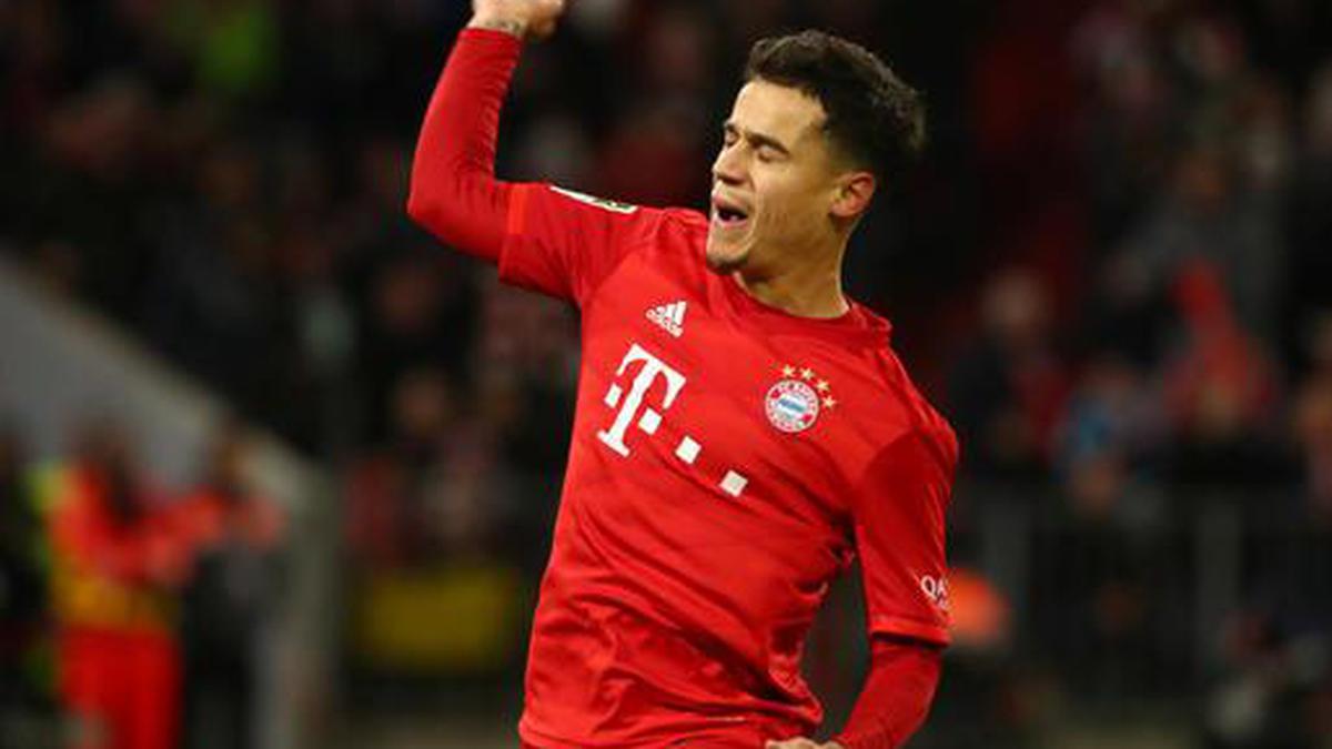 Coutinho scores hat-trick as Bayern thrashes Werder 6-1