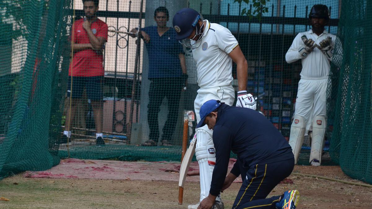 Ranji trophy 2019-20: Mohammed Azharuddin dons coach's hat at Hyderabad nets