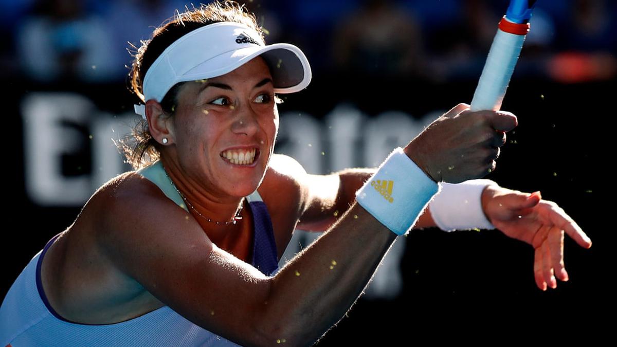 Australian Open semifinal: Muguruza beats Halep, sets up Kenin clash