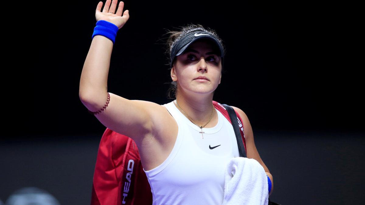 Defending champion Bianca Andreescu out of Indian Wells