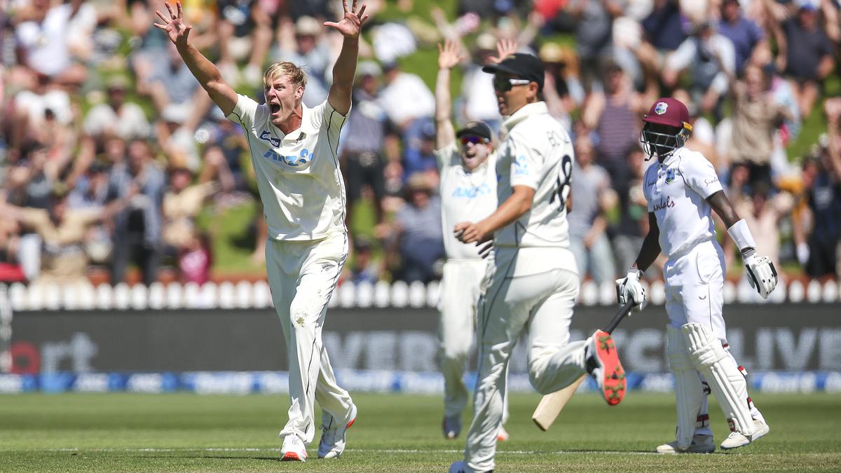 NZ vs WI 2nd Test: Kyle Jamieson, Tim Southee put New Zealand on top