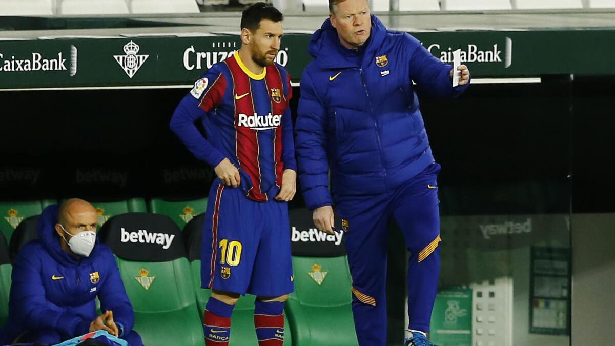 Barcelona manager Ronald Koeman says comeback against PSG not impossible