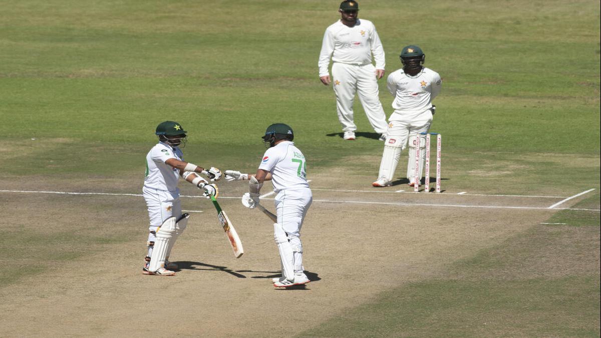 Centuries by Abid and Azhar put Pakistan in strong position