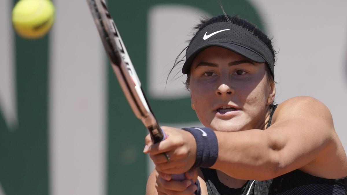 French Open: Sixth seed Bianca Andreescu falls at first hurdle in Paris