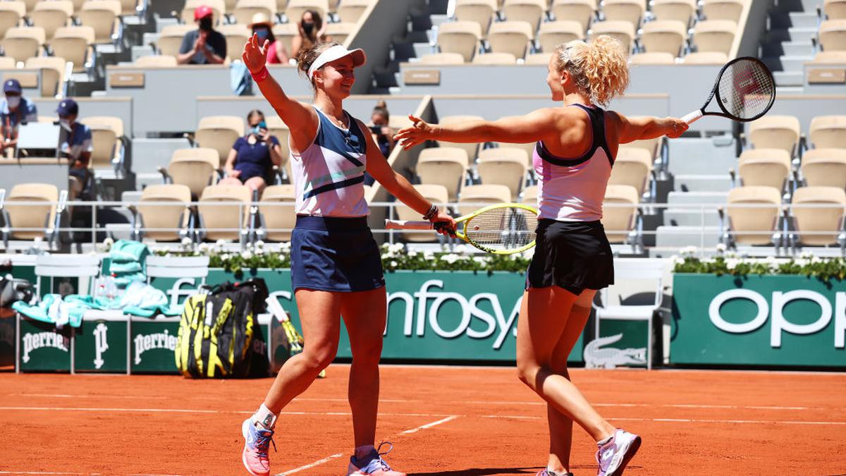 French Open: Krejcikova adds women's doubles to singles title with Siniakova at Roland Garros