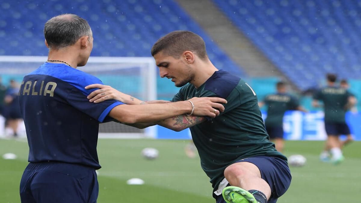 Euro 2020: Injured Verratti close to return for Italy