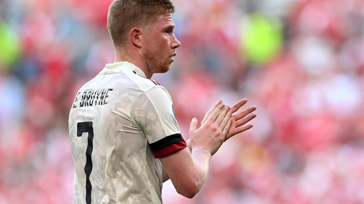 Euro Cup: De Bruyne leads Belgium to 2-1 comeback win over Denmark