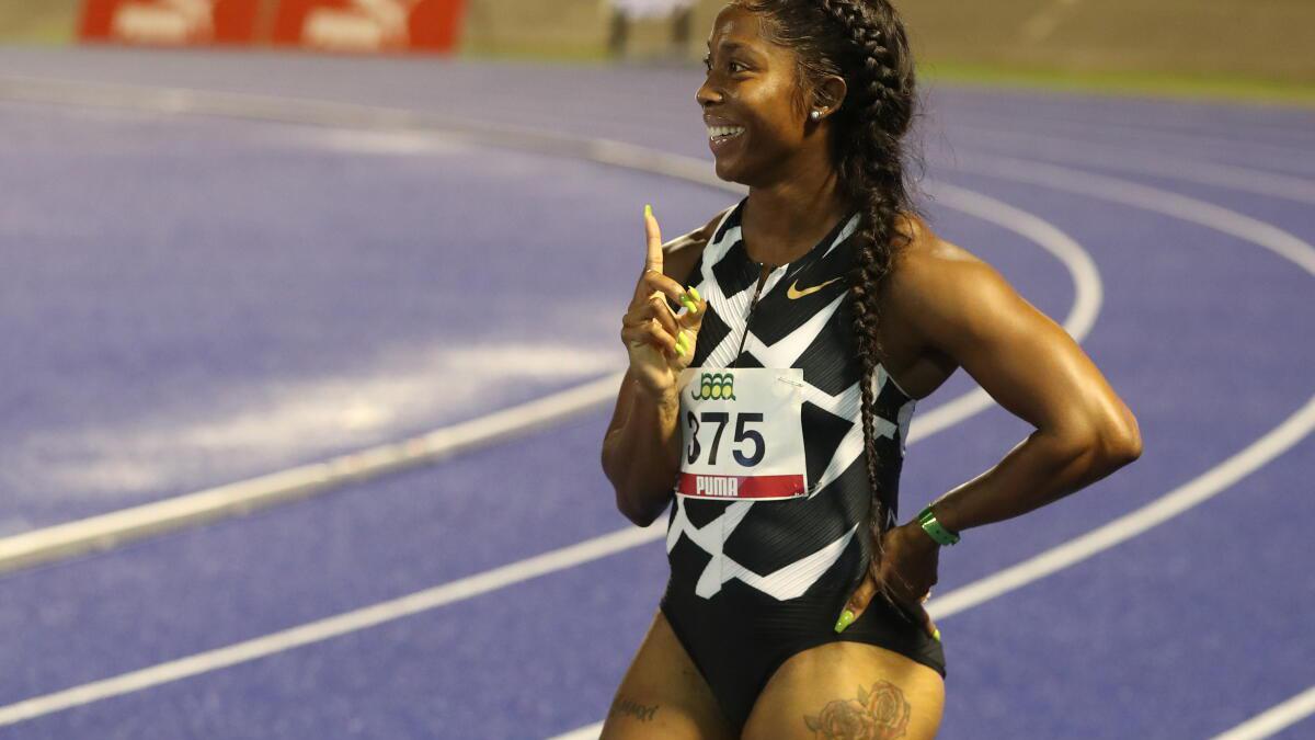 Fraser-Pryce wins Jamaican 100m, seeks third Olympic gold