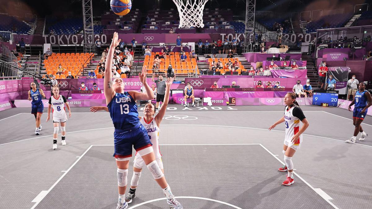 Tokyo Olympics basketball: Macron watches French women upset by U.S. in 3x3 debut