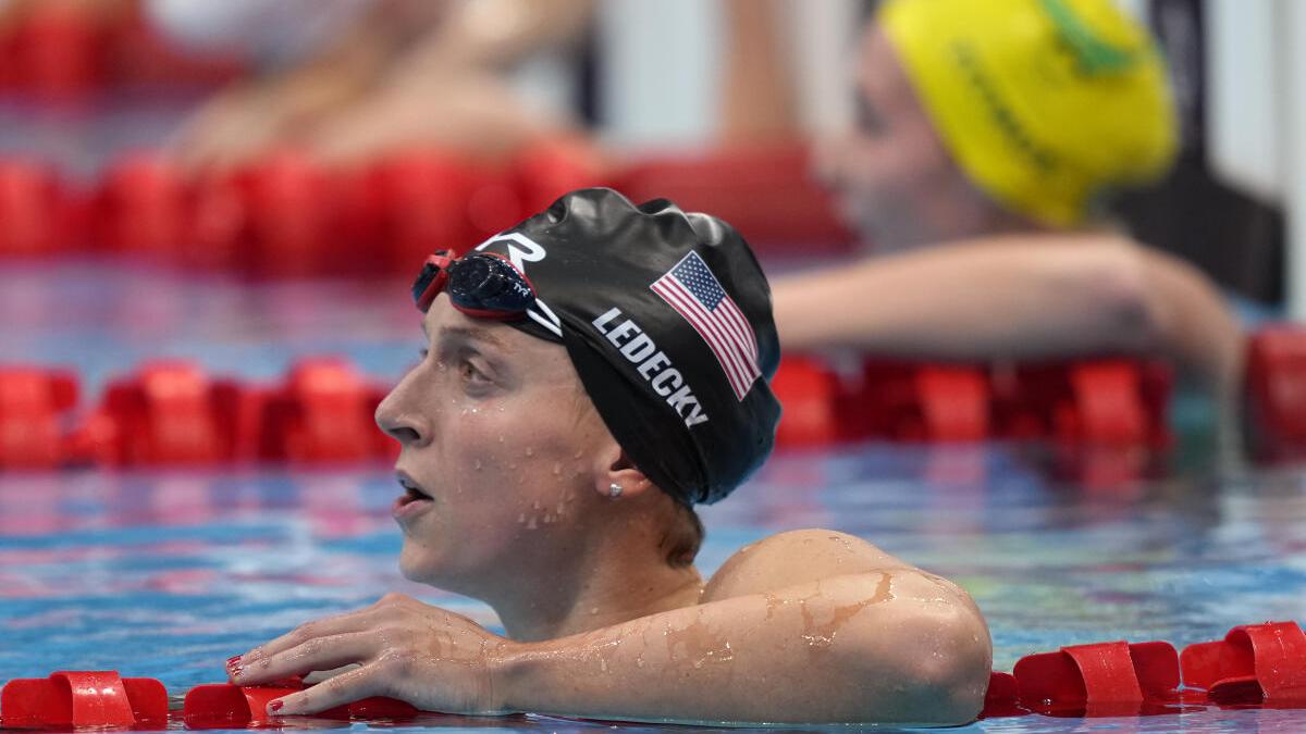 Tokyo Olympics swimming: Katie Ledecky tops heats in debut of women's 1500m freestyle