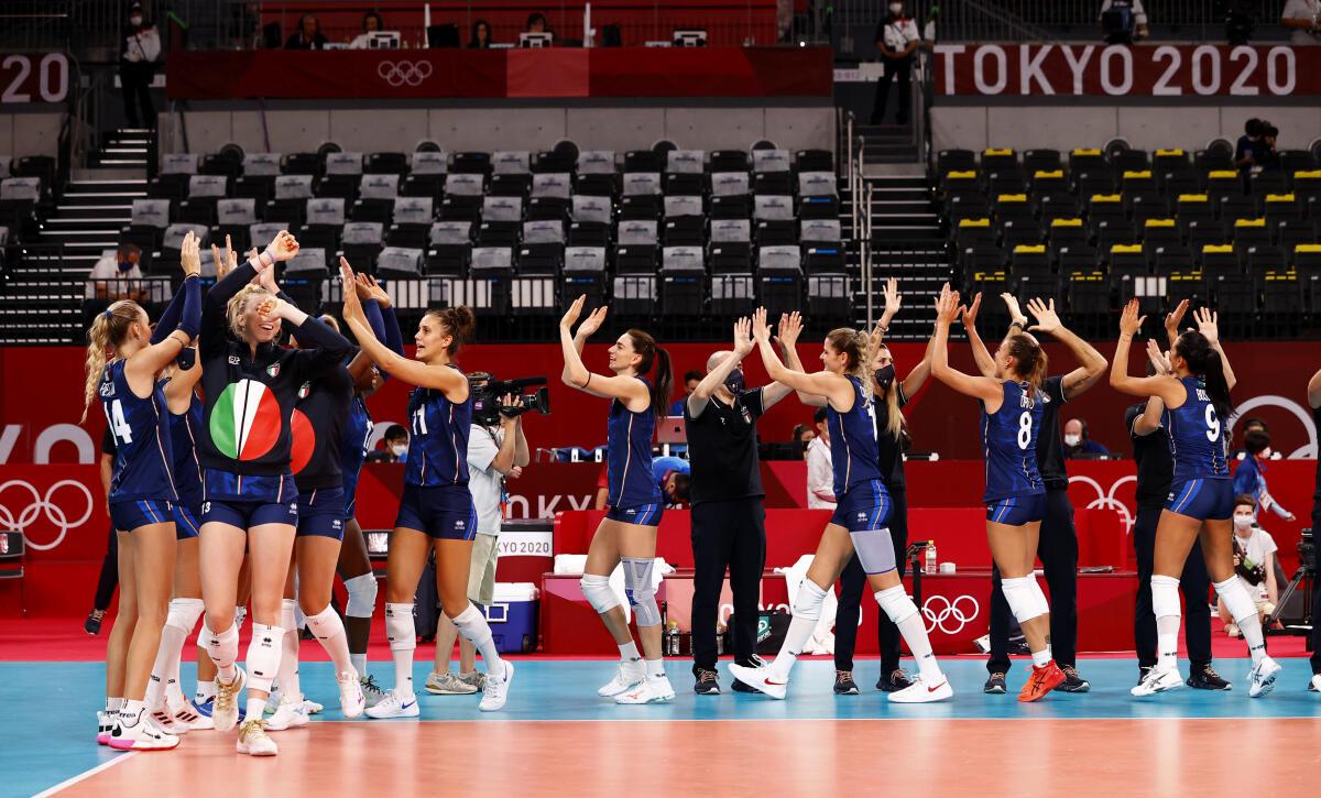 Tokyo Olympics Womens Volleyball Italy, US, Serbia and Brazil still unbeaten