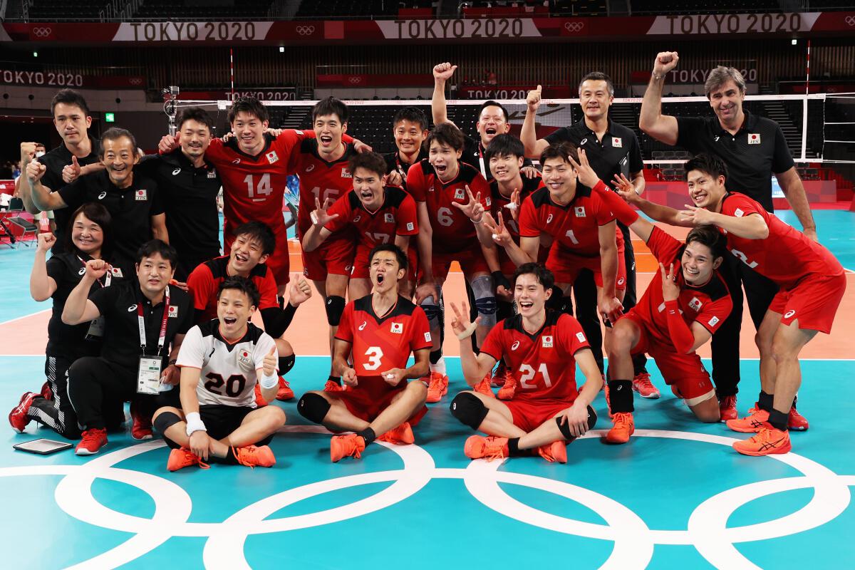 Tokyo Olympics Mens Volleyball USA men knocked out, Japan advances after edging out Iran