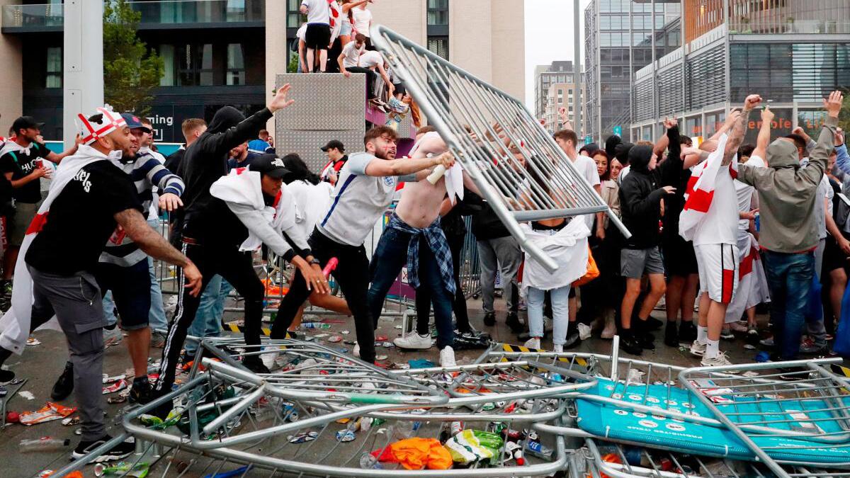 UEFA takes disciplinary action against FA over fan behaviour at Euro final