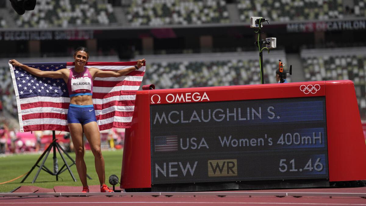 Athletics: Sydney McLaughlin smashes world record to win Olympic 400m hurdles gold