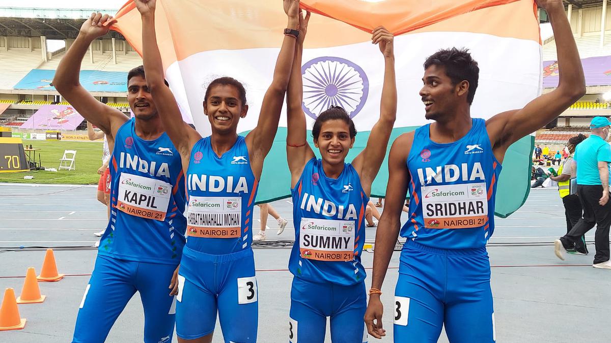 World Athletics U-20 Championships 4x400m mixed relay final LIVE: India wins bronze