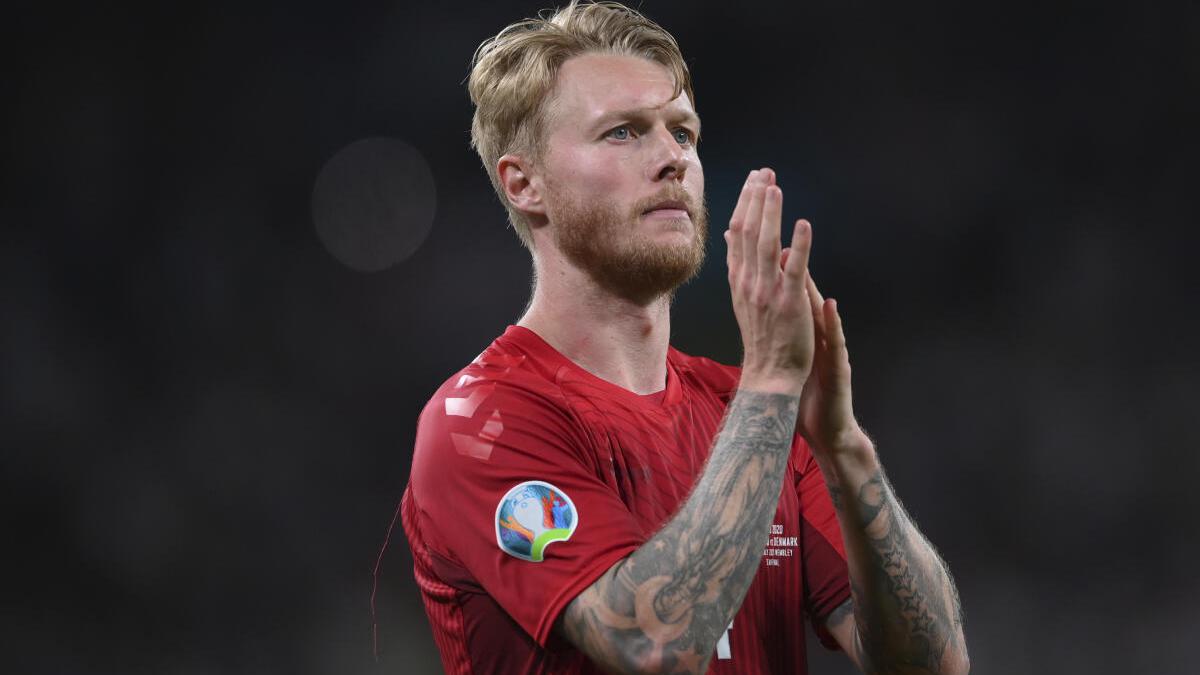 Denmark captain Simon Kjaer plays down hero tag, Eriksen's football return uncertain