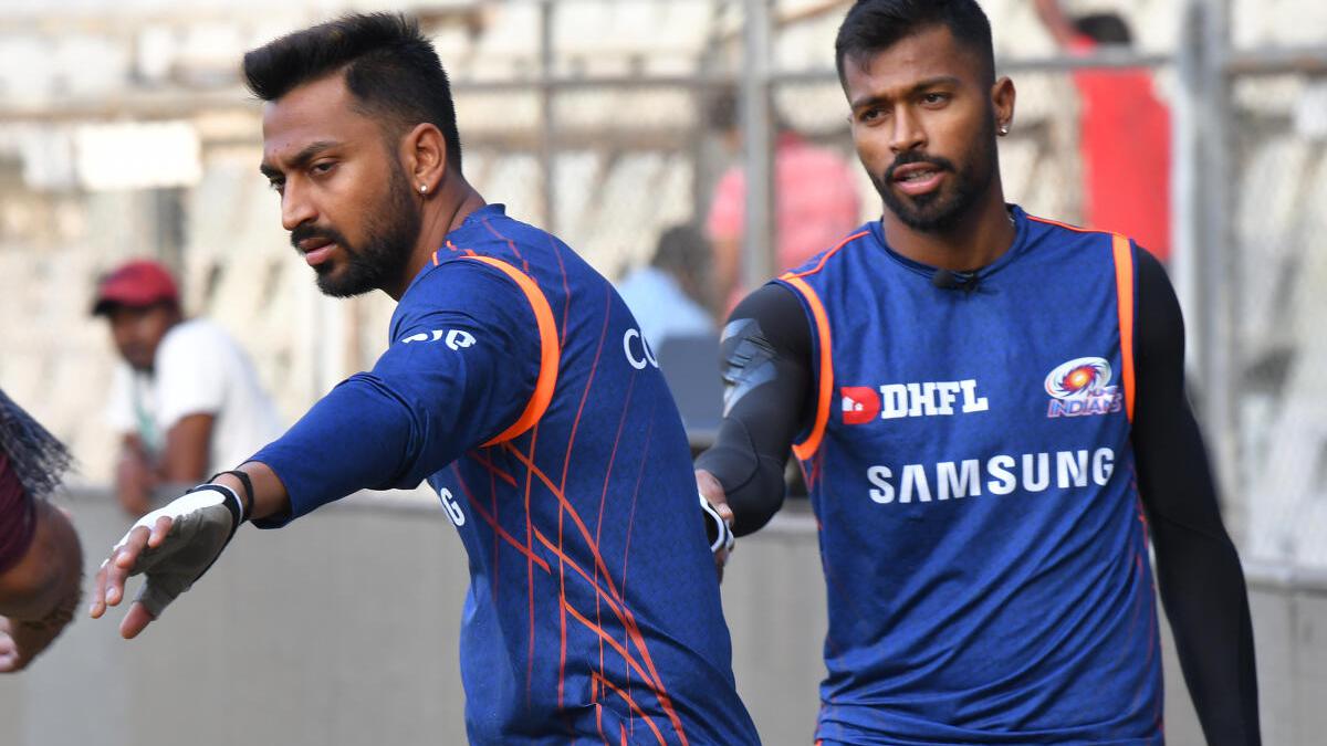 IPL 2021: Krunal, Hardik Pandya join Mumbai Indians camp in UAE - Sportstar
