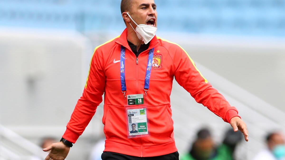 Coach Cannavaro leaves China's Guangzhou by mutual consent