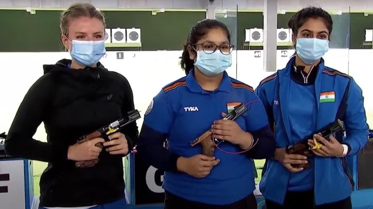 India's 14-year-old shooter Naamya Kapoor wins gold in junior world championships