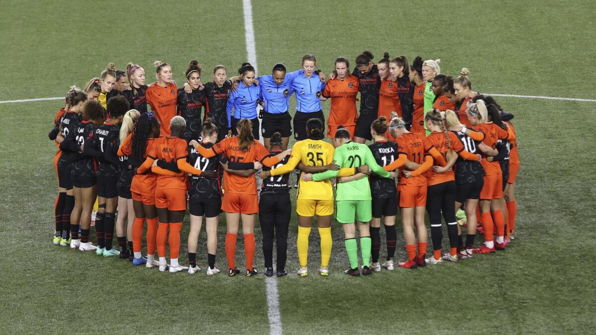 'No more silence': NWSL players return to the field