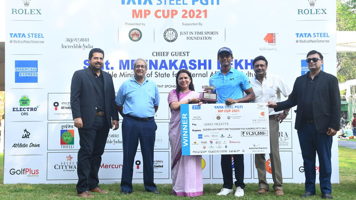 Tata Steel PGTI MP Cup: Viraj Madappa takes title in a thrilling finish