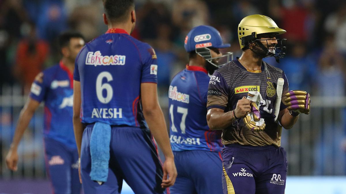 KKR vs DC, IPL 2021 HIGHLIGHTS: Tripathi six marks Kolkata vs Chennai IPL final