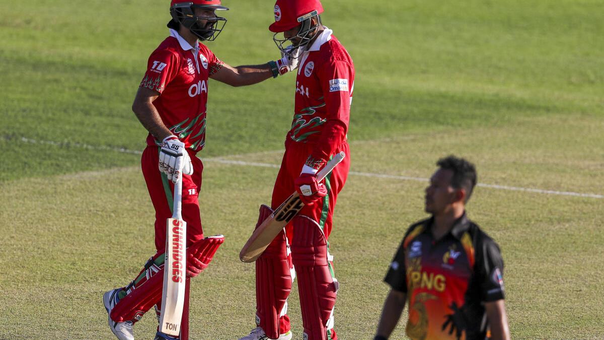 T20 World Cup: Oman thumps PNG by 10 wickets in T20WC opener