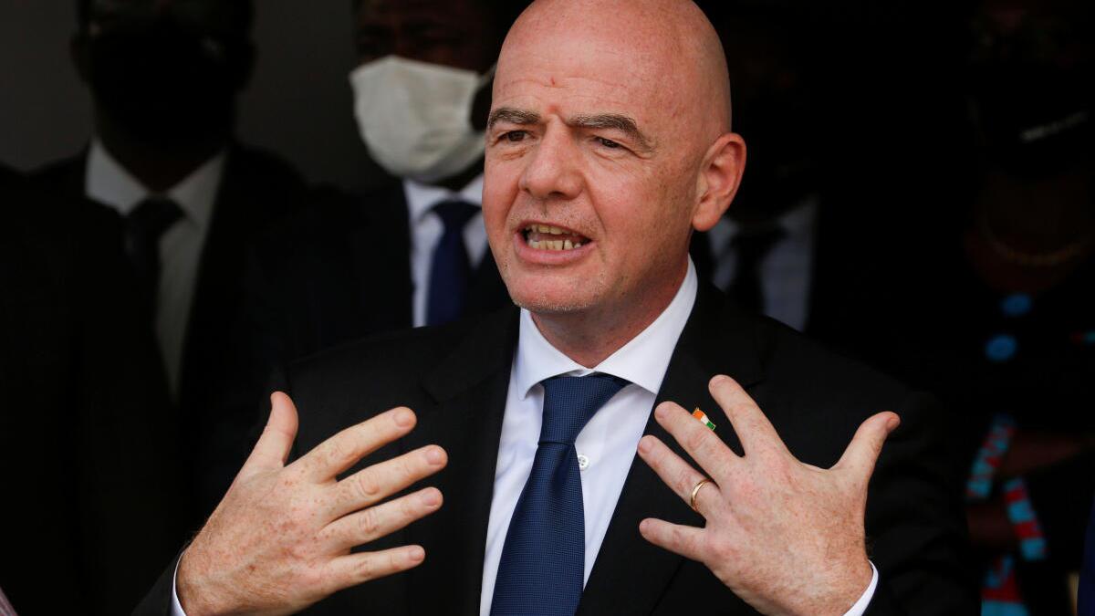 FIFA president Gianni Infantino highlights 'advantages' of biennial World Cup