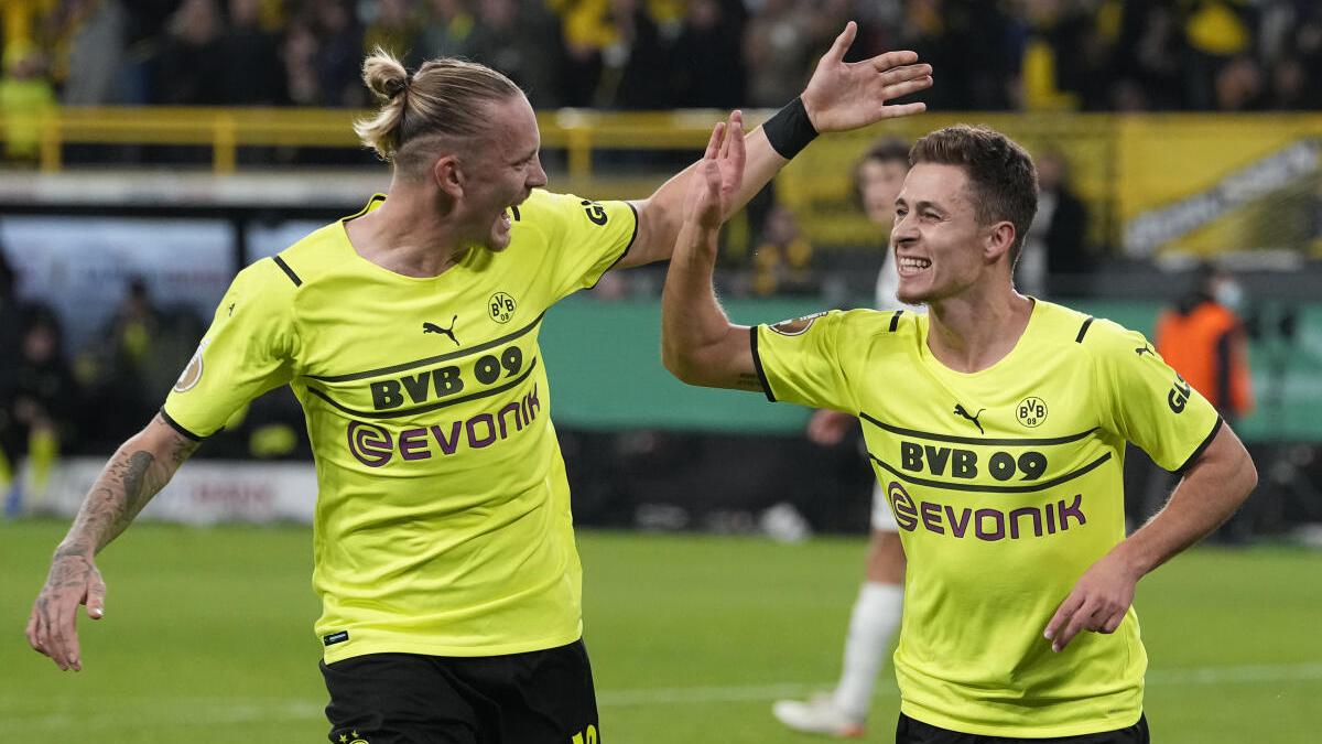 German Cup round-up: Hazard double sends Dortmund past Ingolstadt into third round