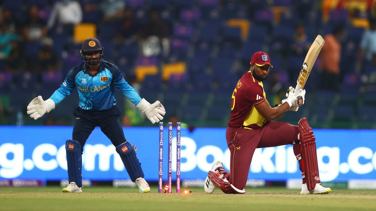 WI vs SL HIGHLIGHTS, T20 World Cup: West Indies knocked out of semifinals race with 20-run loss to SL