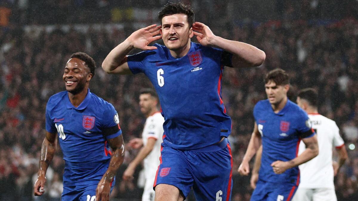 England's Maguire defends goal celebration slammed by former players