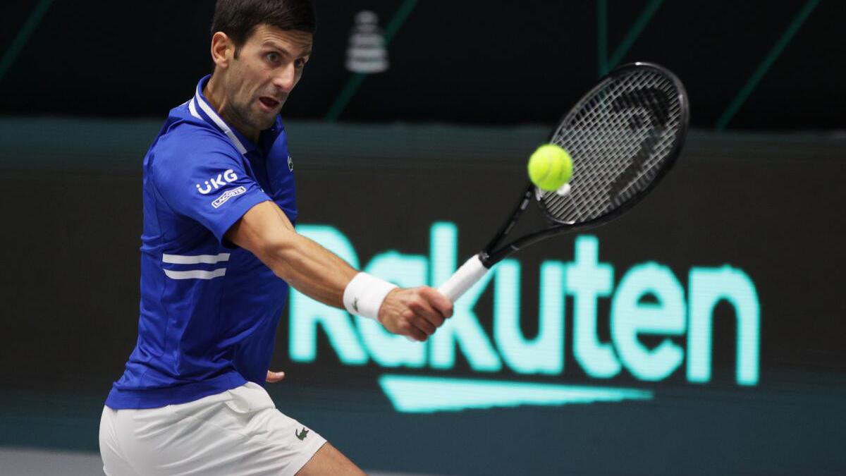 Top-ranked Novak Djokovic secured a victory for Serbia, 40-year-old Feliciano Lopez got defending champion Spain off to a solid start and a young Italian team rolled past the 32-time champion the Unit