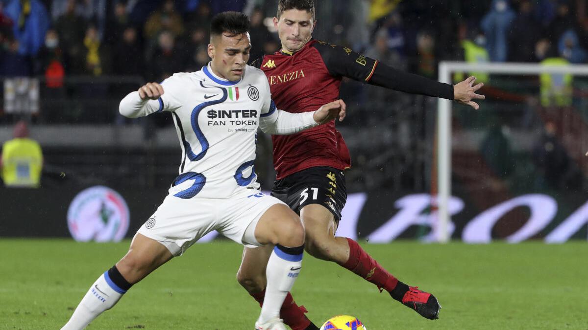 Serie A roundup: Inter beats Venezia 2-0, Juventus loses to Atalanta