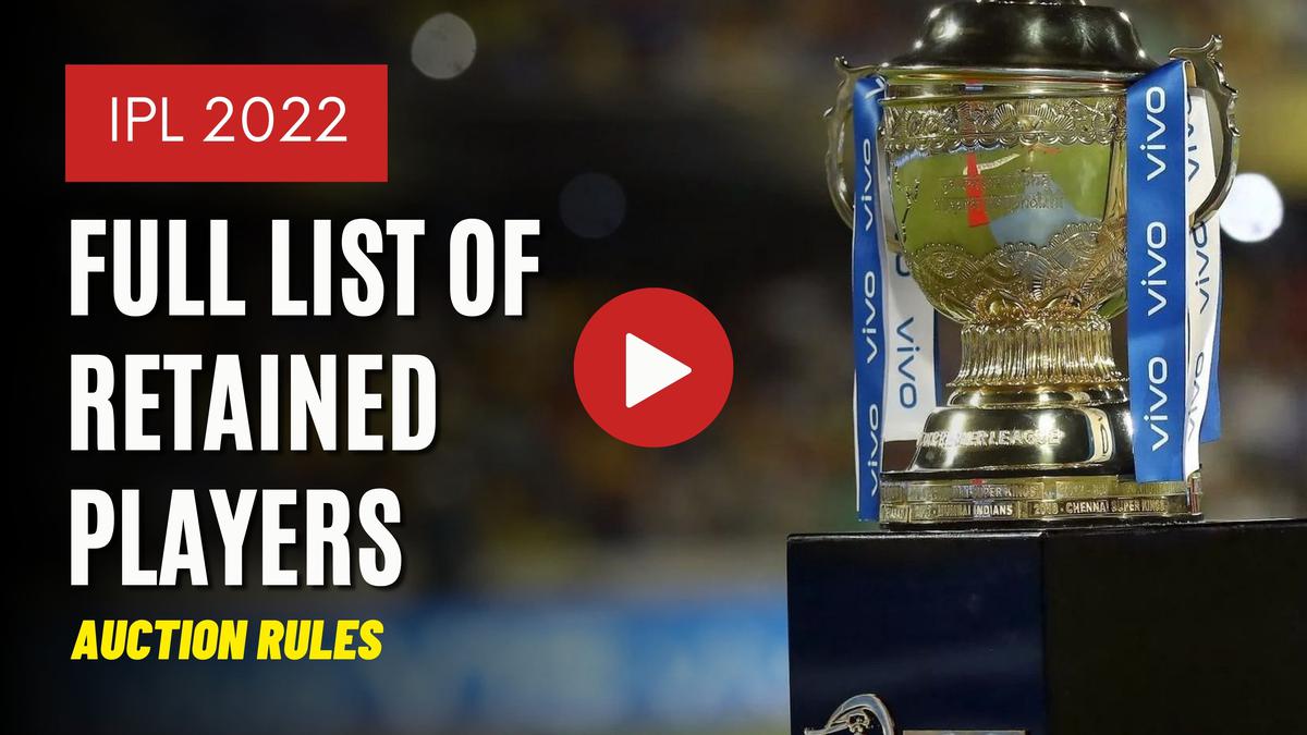 IPL 2022: Full List Of Retained Players, Rules Leading To Mega Auction ...