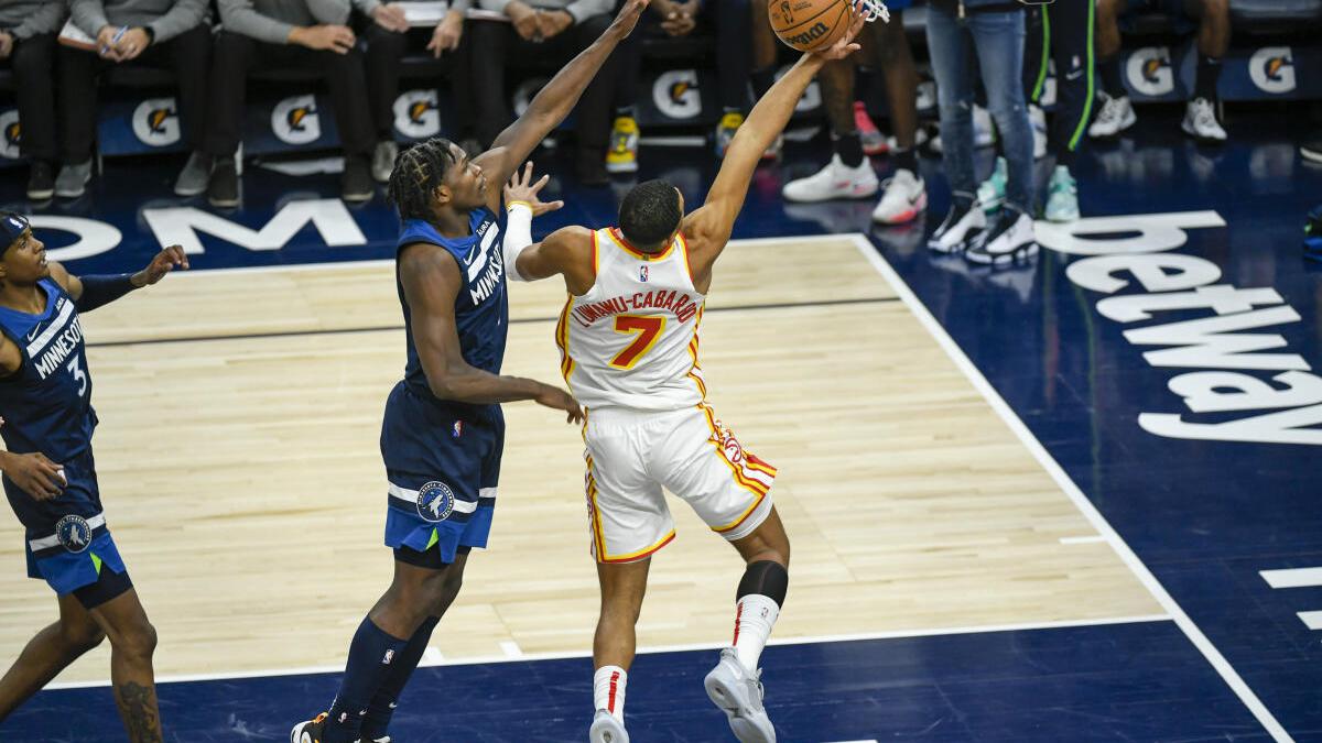 NBA roundup: Hawks set team 3-point record in sinking Wolves