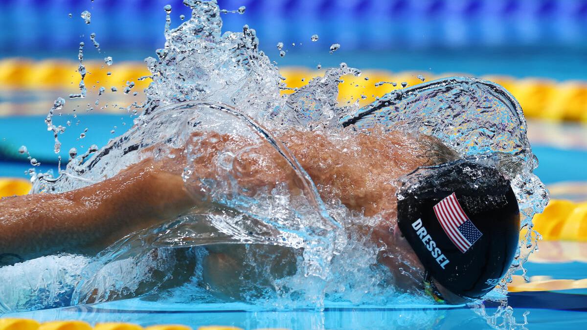 Dressel, Ledecky win athletes of year at Golden Goggles