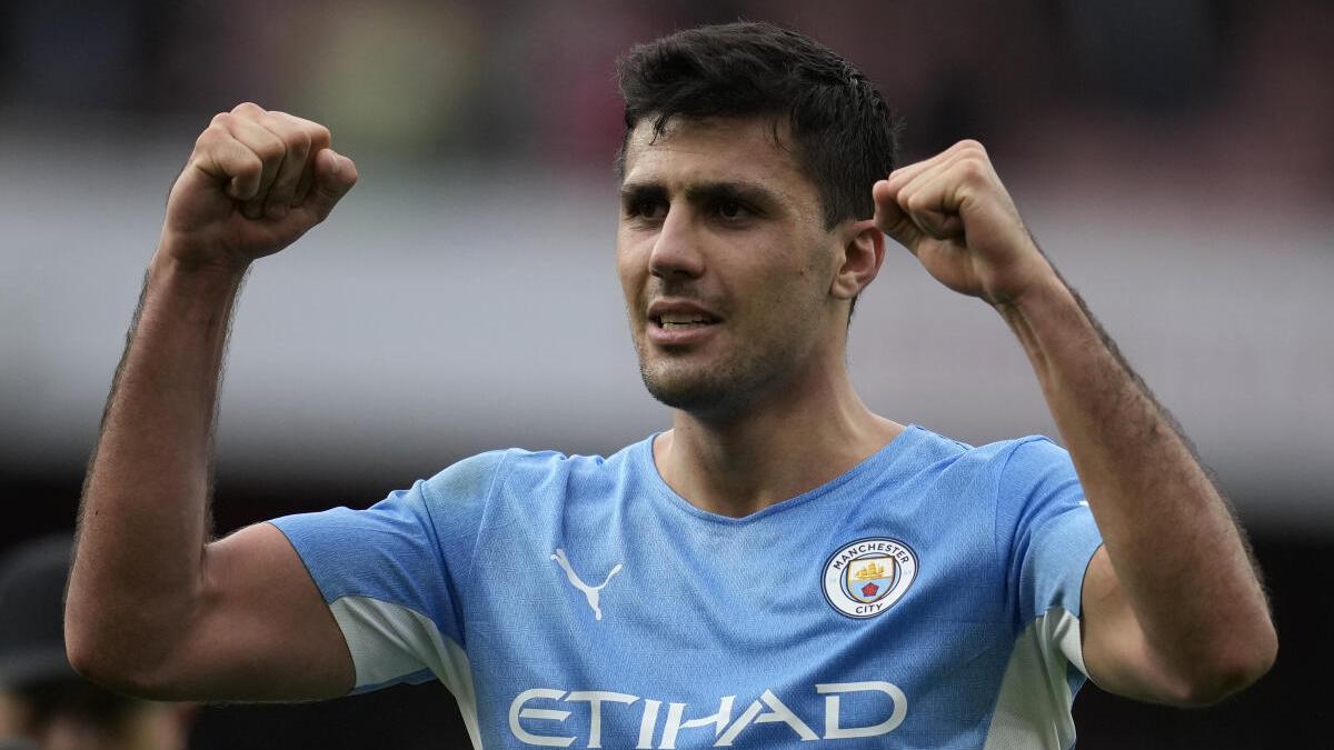 Premier League: Late Rodri goal gives Man City 2-1 win over 10-man Arsenal