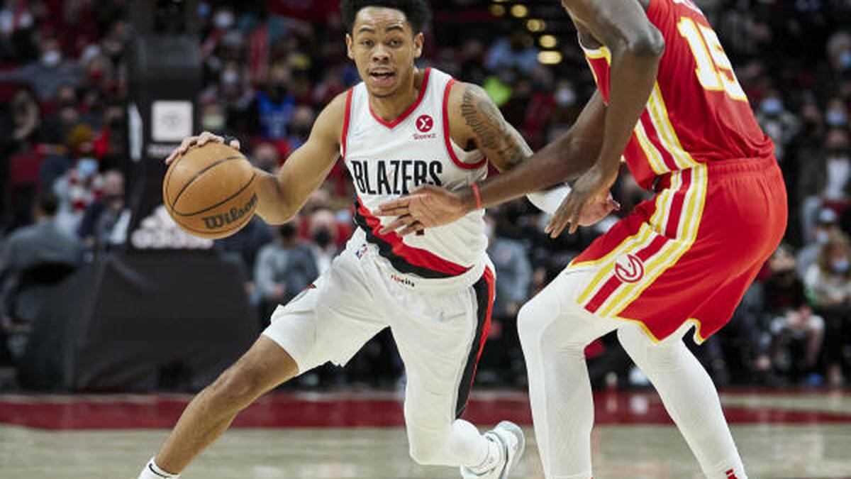 NBA roundup: Blazers outduels Hawks despite Trae Young's 56