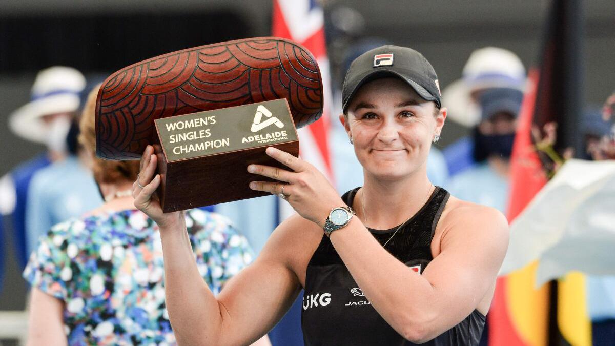 Barty brushes aside Rybakina to claim Adelaide International