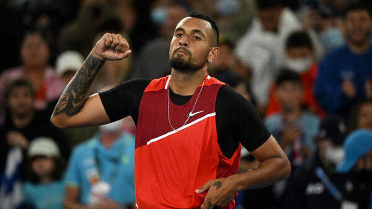 Australian Open: Showman Nick Kyrgios goes from sick-bed to second round