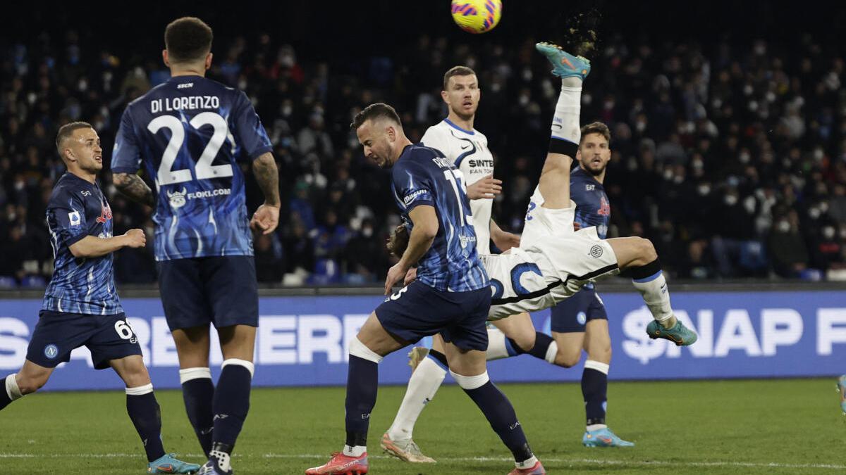 Serie A: Top-two battle ends all square as Dzeko earns Inter draw at Napoli