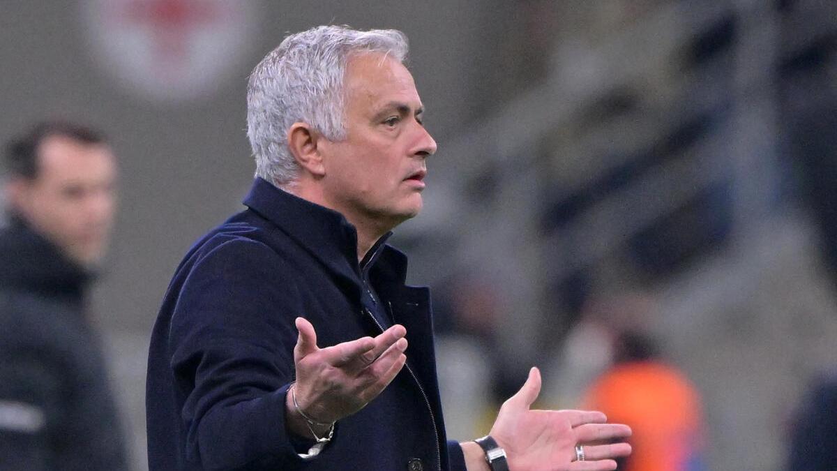 Jose Mourinho handed two-game touchline ban