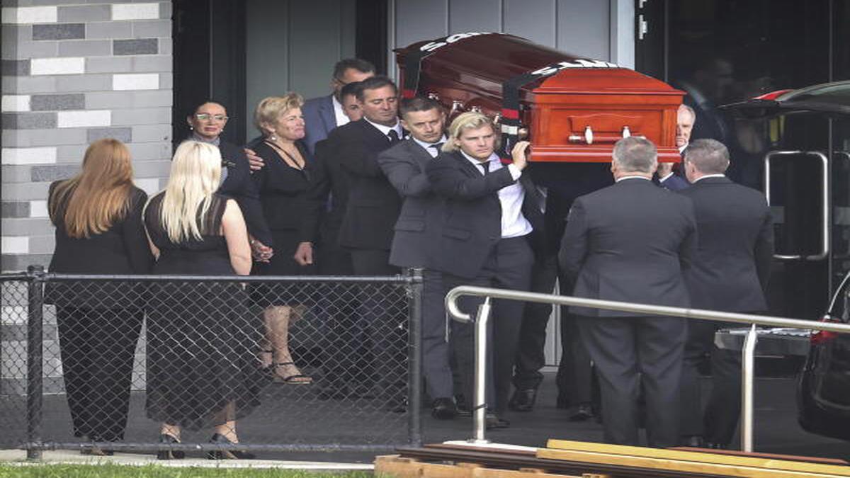 Late Shane Warne farewelled in private funeral