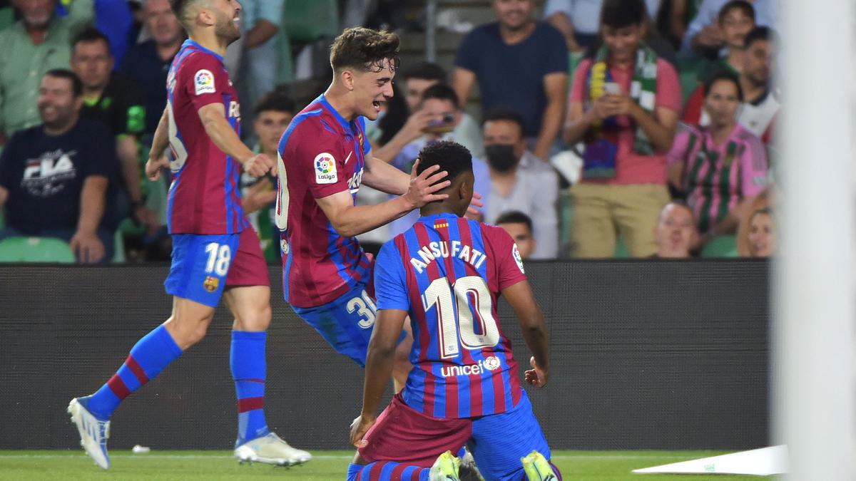 Barcelona secures Champions League spot with Real Betis win