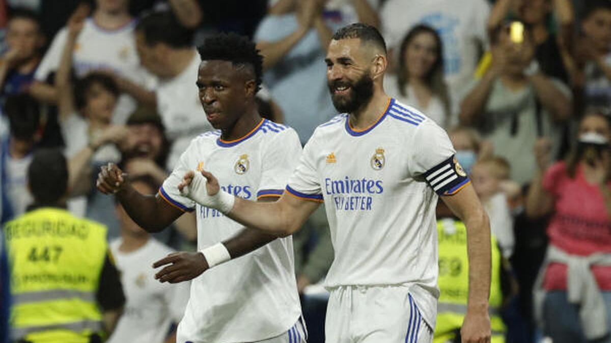 Vinicius hattrick powers Madrid to 6-0 win, Levante relegated