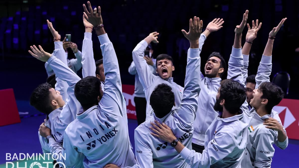 India wins first Thomas Cup title, beats Indonesia 3-0