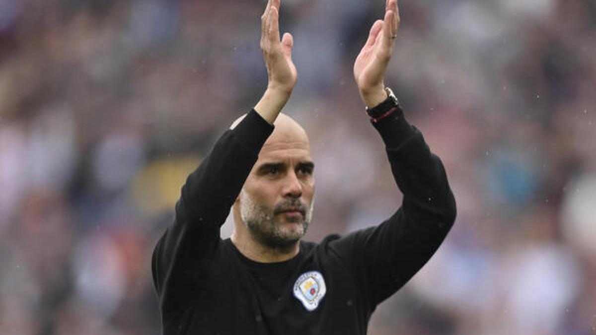 Title win will put Man City on a par with Ferguson's United, says Guardiola