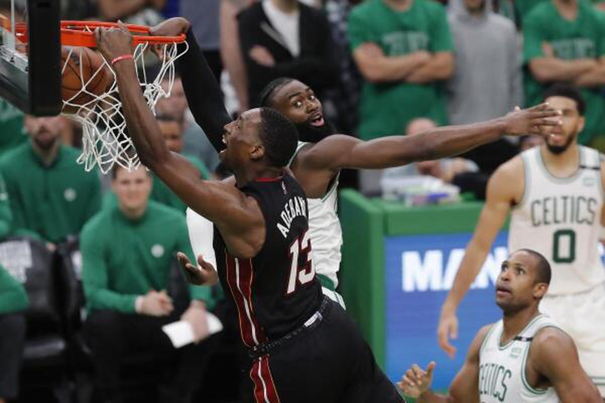 NBA Eastern Conference Finals Bam Adebayo shines as Heat hold off Celtics in Game 3