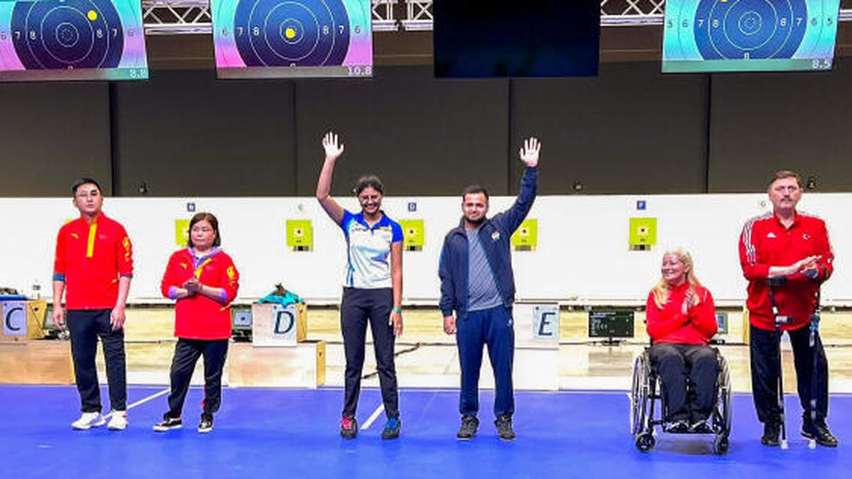 Narwal-Francis pair win India's third gold in Para Shooting World Cup in France